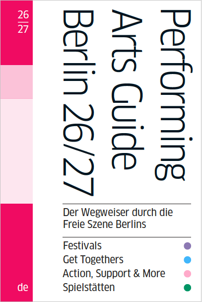Cover Performing Arts Guide Berlin 2026_2027