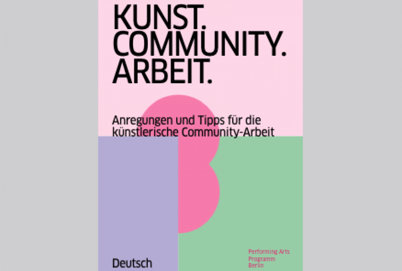 Cover Publikation Kunst. Community. Arbeit.