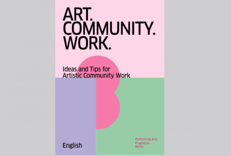 Cover Publication Art. Community. Work.